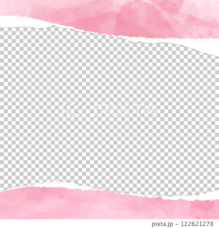 撕紙框、水彩顏色、背景材質、正方形 撕紙框、水彩顏色、背景材質、正方形 122621278