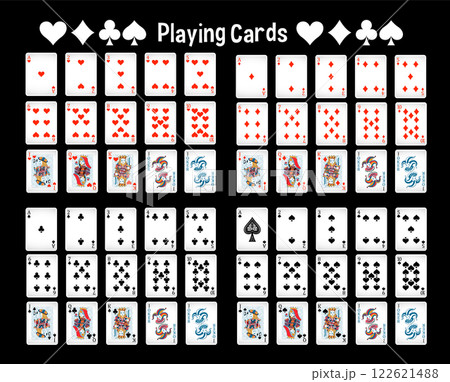 Complete Deck of Playing Cards Complete Deck of Playing Cards 122621488