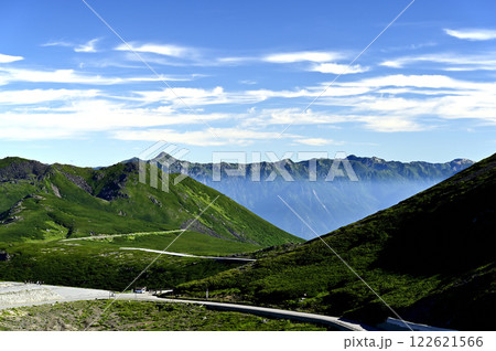 朝の乗鞍富士見岳からの風景（撮影地：乗鞍、富士見岳） 122621566