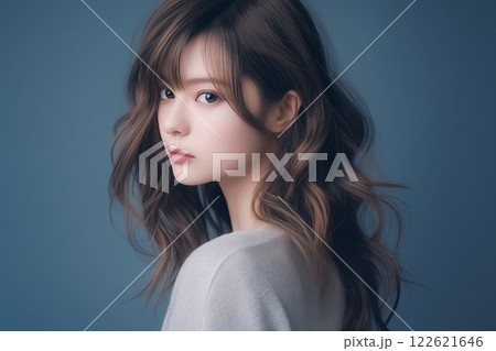 美しい肌の女性・スキンケア「AI生成画像」 122621646