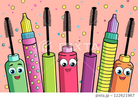 Make up. Many various cosmetic devices for beauty 122621967