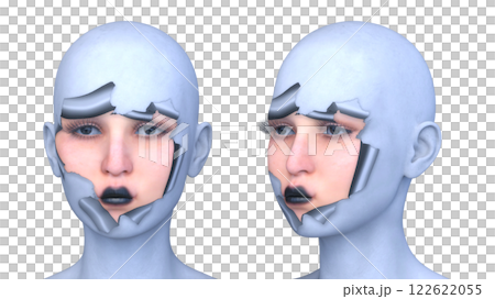 Close-up of a woman's face Close-up of a woman's face 122622055