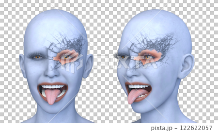 Close-up of a woman's face Close-up of a woman's face 122622057