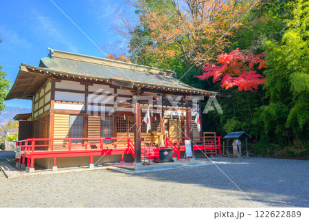 【愛宕神社】拝殿【甲府市】 122622889