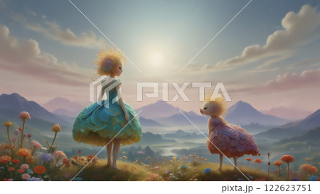 異世界を行く生物　AI画像 122623751