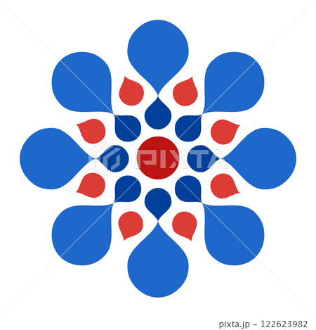 traditional geometric pattern icon symbol for decoration flat design traditional geometric pattern icon symbol for decoration flat design 122623982