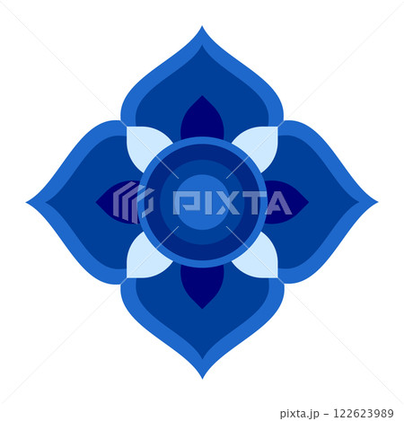 traditional geometric pattern icon symbol for decoration flat design traditional geometric pattern icon symbol for decoration flat design 122623989
