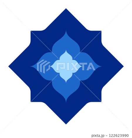 traditional geometric pattern icon symbol for decoration flat design traditional geometric pattern icon symbol for decoration flat design 122623990