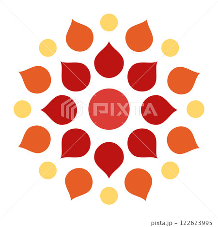 traditional geometric pattern icon symbol for decoration flat design traditional geometric pattern icon symbol for decoration flat design 122623995