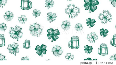 St. Patrick's Day set. Hand drawn illustrations St. Patrick's Day set. Hand drawn illustrations 122624468