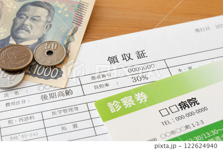 後期高齢者の30%窓口負担割合 3割負担 現役並み所得者 領収証 高齢者医療制度 窓口負担 後期高齢者の30%窓口負担割合 3割負担 現役並み所得者 領収証 高齢者医療制度 窓口負担 122624940