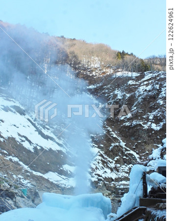 天然噴泉の渋の地獄谷噴泉 122624961