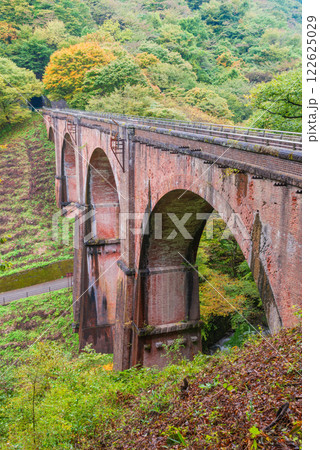 【群馬県】碓氷第三橋梁・めがね橋 秋 【群馬県】碓氷第三橋梁・めがね橋 秋 122625029