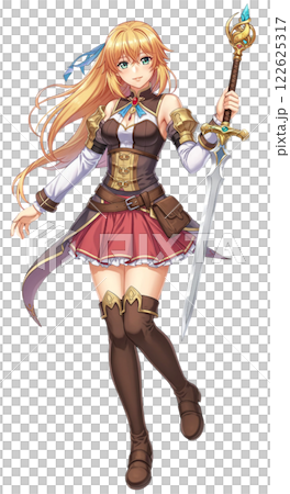 女性キャラクター立ち絵10 122625317