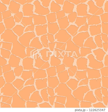 Abstract modern giraffe seamless pattern. Animals trendy background. Beige decorative vector stock illustration for print, card, postcard, fabric, textile. Modern ornament of stylized skin. 122625347