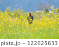 菜の花畑の中の男の子 122625633