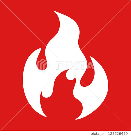 荷物の取り扱い方法の指示「火気厳禁」のケアマーク 122626439