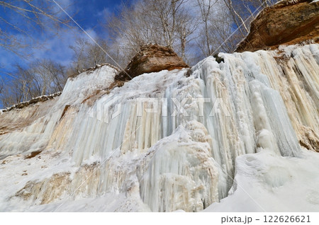 赤城山小沼の氷瀑 122626621