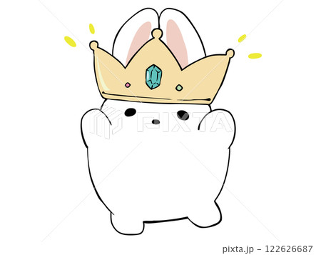 うさぎ 冠 金 122626687