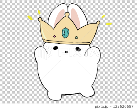 うさぎ 冠 金 122626687
