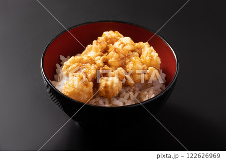 イタヤ貝　かき揚げ丼 122626969