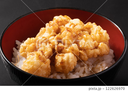 イタヤ貝　かき揚げ丼 122626970