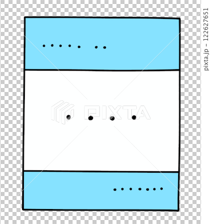 簡潔清爽豎名片5-純色 122627651