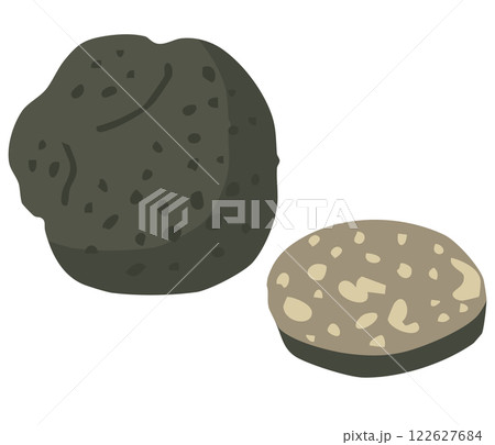 黒トリュフのイラスト 黒トリュフのイラスト 122627684