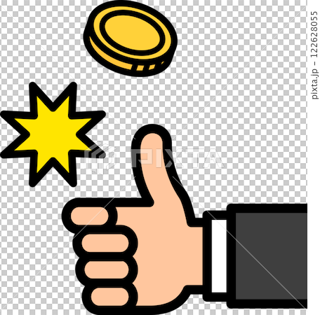 Hand tossing a coin, coin toss Hand tossing a coin, coin toss 122628055