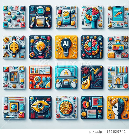 AI 人工知能 最先端のイラスト素材 [122629742] - PIXTA