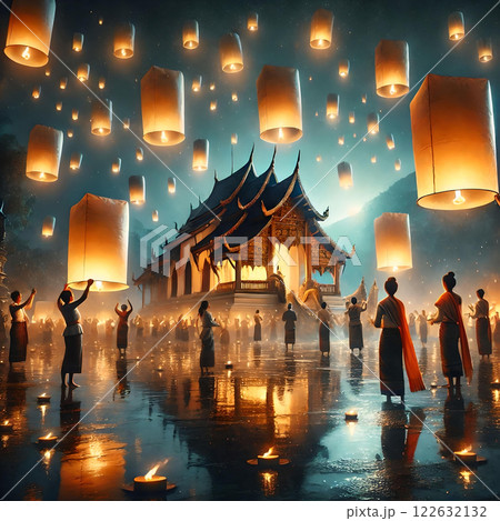 Yi Peng and Loy Krathong (Lantern Festival) 122632132
