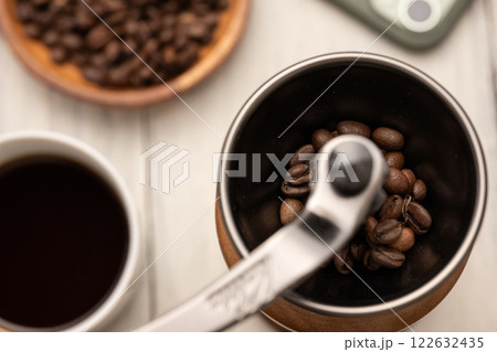 朝のコーヒータイム 朝のコーヒータイム 122632435