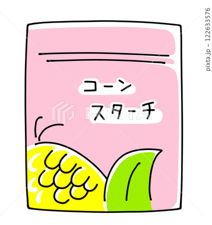 ゆるめシンプルなコーンスターチ　ベタ塗り 122633576