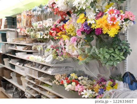100円ショップ 100均 造花 花 園芸 100円ショップ 100均 造花 花 園芸 122633607