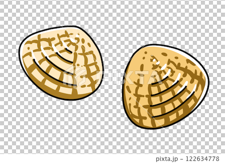 ゆるめシンプルな貝 ベタ塗り ゆるめシンプルな貝 ベタ塗り 122634778