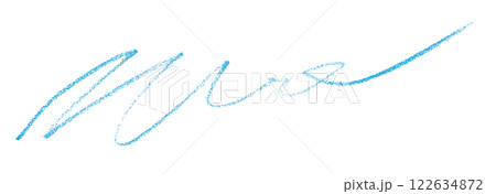 light blue pencil strokes isolated on transparent background 122634872
