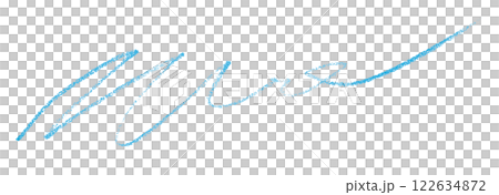 light blue pencil strokes isolated on transparent background 122634872