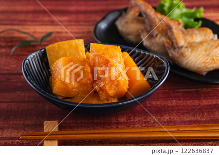 かぼちゃの煮物 122636837