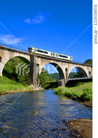 めがね橋・銀河鉄道（岩手県・遠野市） 122638658