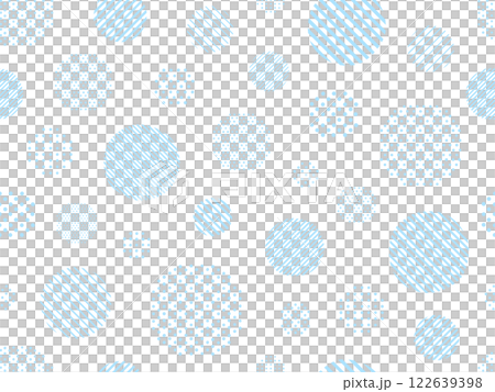 Light blue paper-cut dot and stripe circle pattern background 122639398