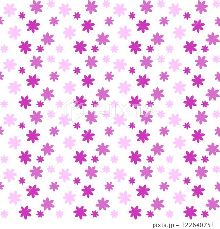 小さな花のシャワー(パターン柄)_白 小さな花のシャワー(パターン柄)_白 122640751