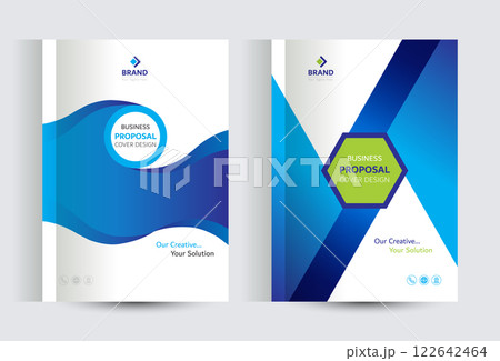 Corporate Business Proposal Catalog cover Design Template Concepts 122642464