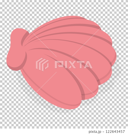 3D Isometric Flat Set of Seashells. Item 3 3D Isometric Flat Set of Seashells. Item 3 122643457