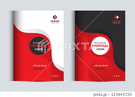 Corporate Business Proposal Catalog cover Design Template concepts Corporate Business Proposal Catalog cover Design Template concepts 122643720