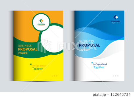 Corporate Business Proposal Catalog cover Design Template concepts Corporate Business Proposal Catalog cover Design Template concepts 122643724