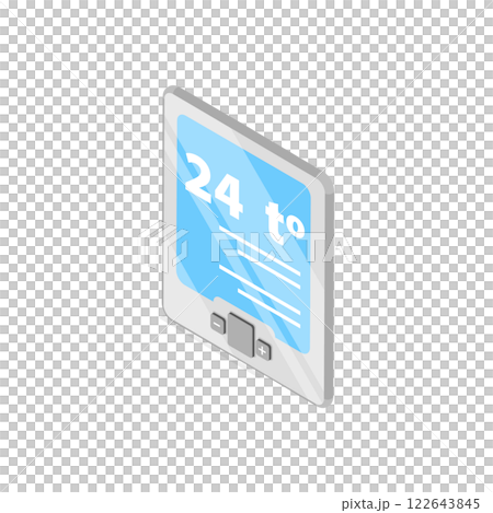 3D Isometric Flat Illustration of HVACS Systems. Item 6 3D Isometric Flat Illustration of HVACS Systems. Item 6 122643845