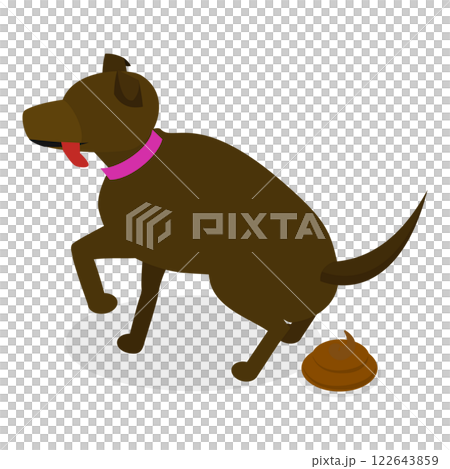 3D Isometric Flat Illustration of Pet Care. Item 6 3D Isometric Flat Illustration of Pet Care. Item 6 122643859