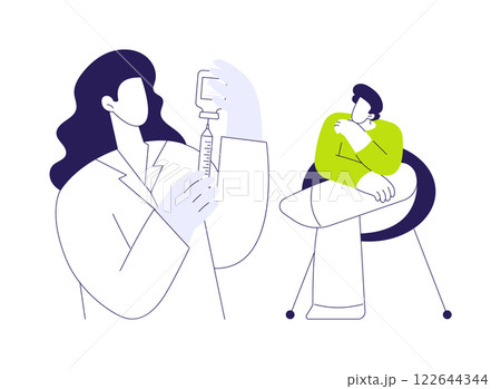 Local anesthetic abstract concept vector illustration. Local anesthetic abstract concept vector illustration. 122644344