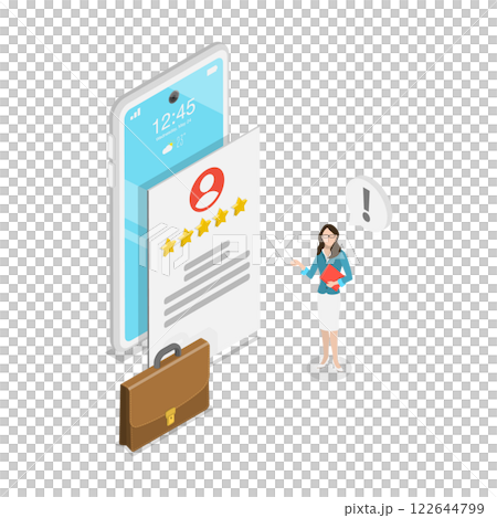3D Isometric Flat  Illustration of Business Analisys and Planning. Item 1 122644799