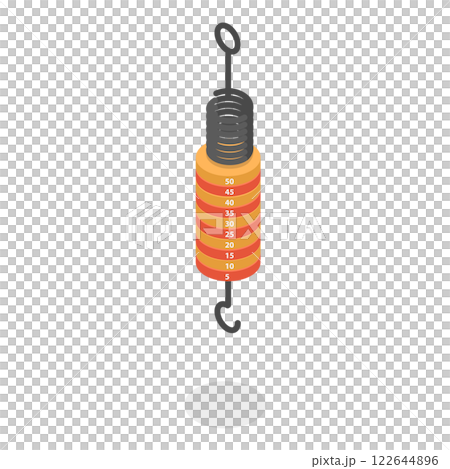 3D Isometric Flat Set of Scales Types. Item 3のイラスト素材 [122644896] - PIXTA